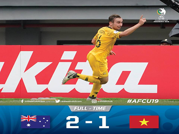 U19 Việt Nam thua Australia U19 Việt Nam thua Australia