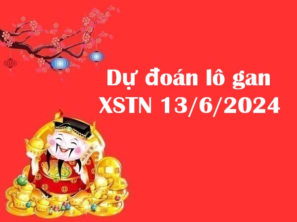 Dự đoán lô gan XSTN 13/6/2024 hôm nay Dự đoán lô gan XSTN 13/6/2024 hôm nay