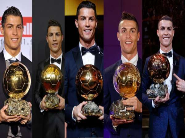 Ronaldo có bao nhiêu quả bóng vàng trong sự nghiệp? Ronaldo có bao nhiêu quả bóng vàng trong sự nghiệp?