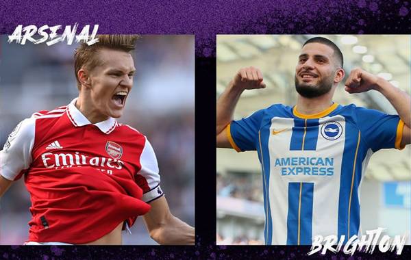 Phong độ Arsenal vs Brighton